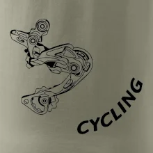 Cycling nápis šikmo
