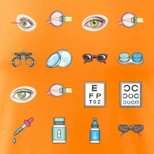 Očný lekár ikony