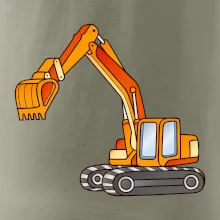 Bager bez nápisu oranžový