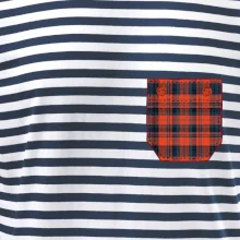 Flanelové triko červené