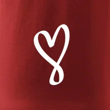 Srdce nekonečno na prsník