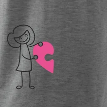 Párové tričká puzzle postavička