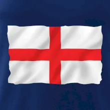 Anglická vlajka vejúca