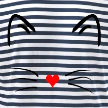 Mačka - srdce namiesto nosa