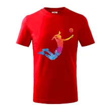 Volejbalista/Volejbalistka splash s loptou