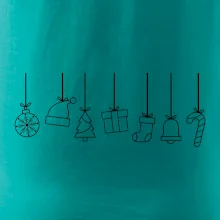 Rodinné vianočné tričká - Vianočné ozdoby na povrázku Rodinné vianočné tričká - Vianočné ozdoby na povrázku