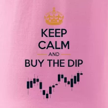 Keep Calm and Buy the Dip - koruna a graf