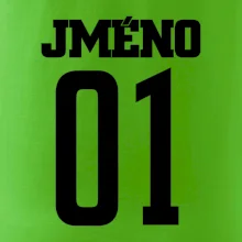 Hokejový dres - vlastné meno a číslo