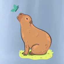Kapybara a motýlik