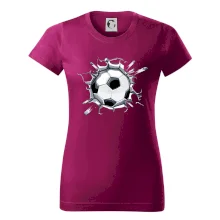 Futbalová lopta v triku Futbalová lopta v triku