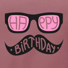 Mustache narozeniny - okuliare