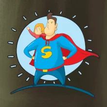 Táta superman - dievča