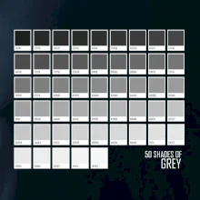 50 farebných odtieňov šedej