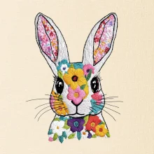 Zajačik ako vyšitý