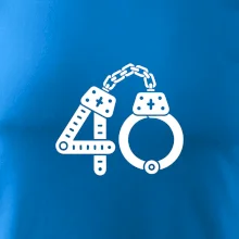 Narodeninové tričko pre policajta - putá 40