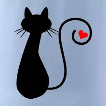 Zamilovaná mačka chvostík