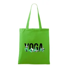 Yoga nápis farebný
