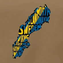 Mapy - názvy miest - Švédsko