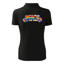 Peace nápis dúhový