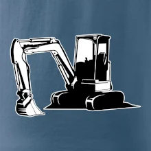 Bager bez nápisu čiernobiely