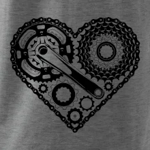 Srdce plné cyklo dielov