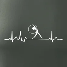 EKG moderná gymnastika obruč