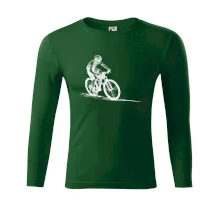 MTB kreslený cyklista MTB kreslený cyklista