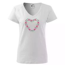 Červené tulipánové srdiečko (Pecka design)