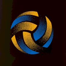 Volejbalová lopta raster farebný