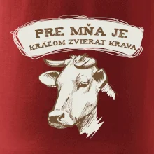 Pre mňa je kráľom zvierat krava