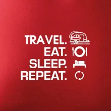 Eat sleep travel - Malý príves