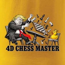 Donald Trump prohrává šachy s kachnou