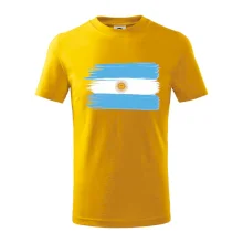 Argentína vlajka kreslená štetkou