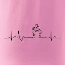 EKG zamilovaný pár EKG zamilovaný pár