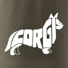 Corgi - nápis v tele