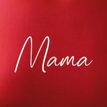 Nápis písací na prsiach - mama