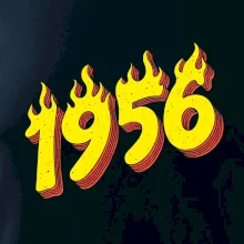 Narodeniny v ohni 1956