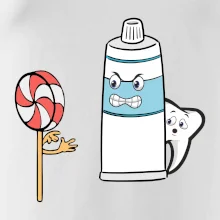 Lízátko pasta zuby Lízátko pasta zuby