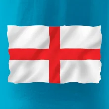 Anglická vlajka vejúca