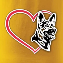 Nemecký ovčiak v srdci Nemecký ovčiak v srdci