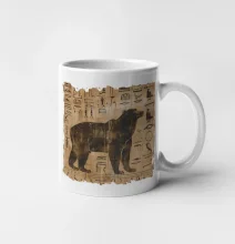 Egyptské hieroglyfy medveď