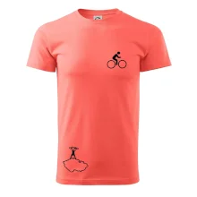 Mapa ČR + kolo na prsu Mapa ČR + kolo na prsu