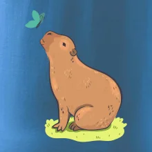 Kapybara a motýlik