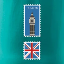 Londýn známka farebná