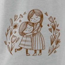 Matka a dcéra v objatí