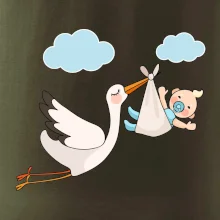 Bocian čakáme bábätko - chlapec