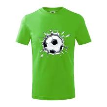 Futbalová lopta v triku Futbalová lopta v triku