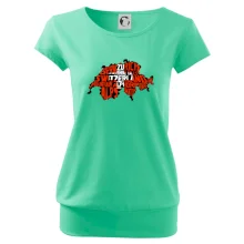 Mapy - názvy miest - Švajčiarsko