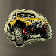 Žltý offroad s navijakom
