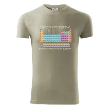 I wear this shirt periodically but only when I'm in my element I wear this shirt periodically but only when I'm in my element